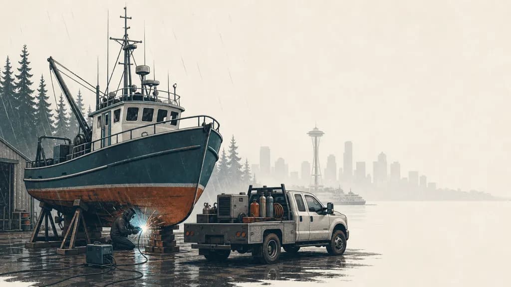 Mobile Welding in Seattle: Marine, Tech Campus, and Residential Repair